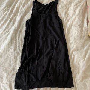 Everlane a-line silk swing dress with pockets